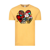 Vintage Mustard Christmas heart Vintage Tee - JahusDesignShop