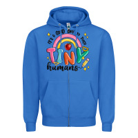 True Royal its a good day to teach tiny humans Zipper Hoodie - MaliasSmallBusiness