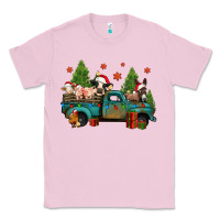 Bubblegum Pink christmas farm animals truck Classic Tee - Jasminsmagicworld