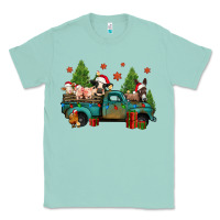 Seafoam christmas farm animals truck Classic Tee - Jasminsmagicworld