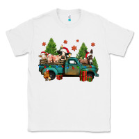 White christmas farm animals truck Classic Tee - Jasminsmagicworld