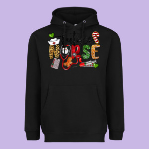 Chrismas Future Nurse Heavyweight Hoodie Designed By Lillyallendesigns
