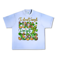 Grape Ice I don't need luck I've got Jesus Urban Heavy Tee - Jasminsmagicworld