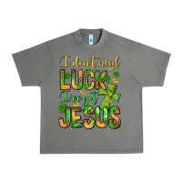 Tornado I don't need luck I've got Jesus Urban Heavy Tee - Jasminsmagicworld