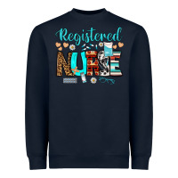 Navy registered nurse Heavyweight Sweatshirt - BundleAndBundleShop