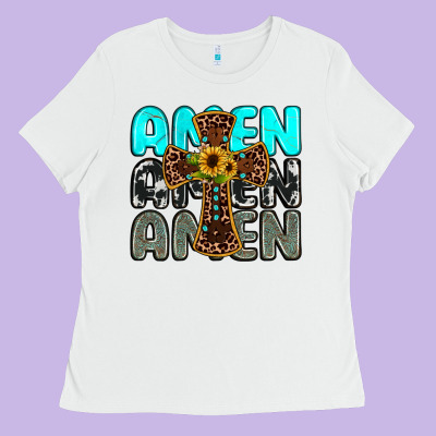 Amen Ladies Tee Designed By Jahusdesignshop