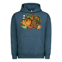 Pigment Midnight Navy fall heart Urban Hoodie - CowGirlArtShop