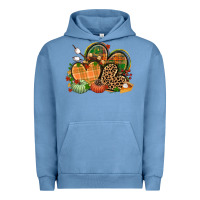 Pigment Pebble Blue fall heart Urban Hoodie - CowGirlArtShop