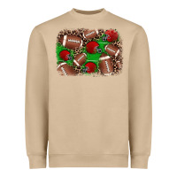 Mushroom american football helmet background Heavyweight Sweatshirt - JahusDesignShop