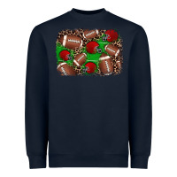Navy american football helmet background Heavyweight Sweatshirt - JahusDesignShop