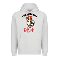 Dove Grey Dachshund Mom Premium Hoodie - Bettercallsaul