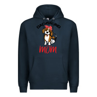Navy Dachshund Mom Premium Hoodie - Bettercallsaul