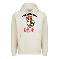 Oatmeal Heather Dachshund Mom Premium Hoodie - Bettercallsaul
