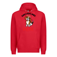 Red Dachshund Mom Premium Hoodie - Bettercallsaul