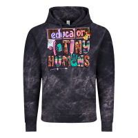 Cloud Black educator of tiny humans Vintage Hoodie - AdoDesignShop