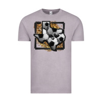 Vintage Zinc leopard soccer texas map Vintage Tee - Jasminsmagicworld