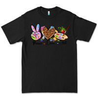 Black peace love art Premium Tee - texasbilliewilder