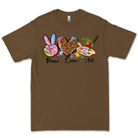 Cacao peace love art Premium Tee - texasbilliewilder