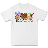 White peace love art Premium Tee - texasbilliewilder