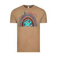Vintage Coffee race rainbow Vintage Tee - AdoDesignShop