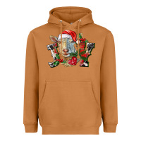 Meerkat Joy Christmas Goat Heavyweight Hoodie - LillyAllenDesigns