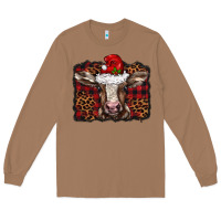 Toasted Coconut Christmas background baby calf Long Sleeve Tee - BarkalooDesign