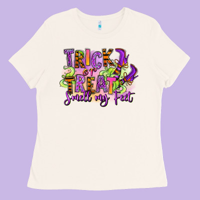 Ladies Tee Trick or treat smell my feet