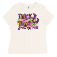 Bone Trick or treat smell my feet Ladies Tee - RanaPortraitStore