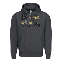 Smoke the best things in life mess up your hair Zipper Hoodie - MaliasSmallBusiness