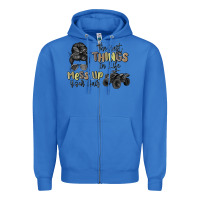 True Royal the best things in life mess up your hair Zipper Hoodie - MaliasSmallBusiness