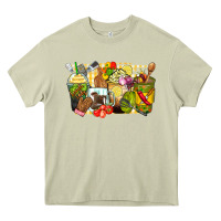 Lunch Lady Coffee Cups Heavy Core Tee | Teevron