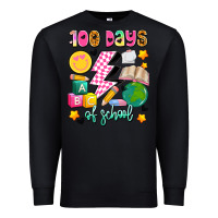 Black 100 days of school Premium Sweatshirt - Artiststas