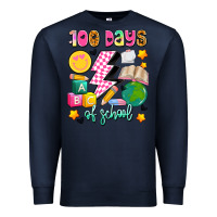 Navy 100 days of school Premium Sweatshirt - Artiststas