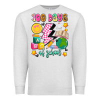 Oatmeal Heather 100 days of school Premium Sweatshirt - Artiststas