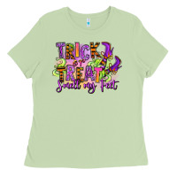 Matcha Trick or treat smell my feet Ladies Tee - RanaPortraitStore