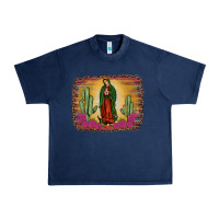 Navy western our lady of guadalupe Urban Heavy Tee - JahusDesignShop