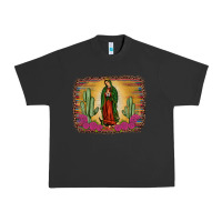 Pigment Black western our lady of guadalupe Urban Heavy Tee - JahusDesignShop