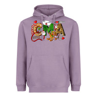 Lavender christmas cma certified medical assistant Heavyweight Hoodie - LillyAllenDesigns