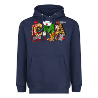 Navy christmas cma certified medical assistant Heavyweight Hoodie - LillyAllenDesigns