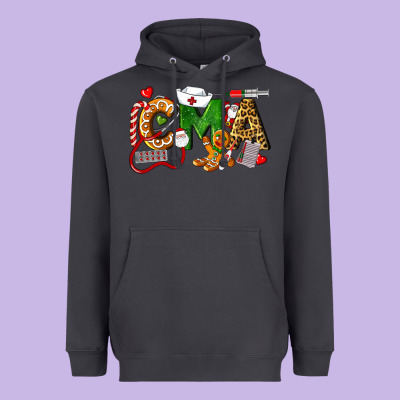 Christmas Cma Certified Medical Assistant Heavyweight Hoodie Designed By Lillyallendesigns