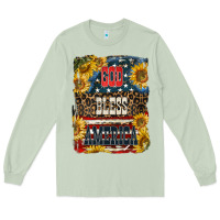 Matcha Western God Bless America Long Sleeve Tee - LillyAllenDesigns