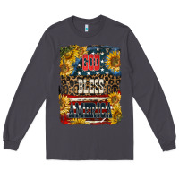 Smoke Western God Bless America Long Sleeve Tee - LillyAllenDesigns