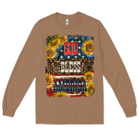 Toasted Coconut Western God Bless America Long Sleeve Tee - LillyAllenDesigns