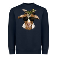 Navy camouflage bandana goat Heavyweight Sweatshirt - Jasminsmagicworld