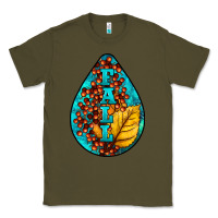 Army Green Fall Teardrop Classic Tee - LillyAllenDesigns