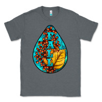 Charcoal Heather Fall Teardrop Classic Tee - LillyAllenDesigns