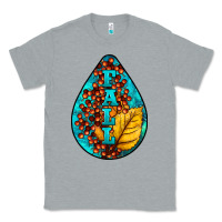 Heather Grey Fall Teardrop Classic Tee - LillyAllenDesigns