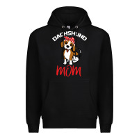 Black Dachshund Mom Premium Hoodie - Bettercallsaul