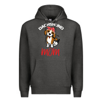 Charcoal Heather Dachshund Mom Premium Hoodie - Bettercallsaul