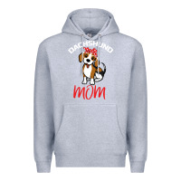 Heather Grey Dachshund Mom Premium Hoodie - Bettercallsaul
